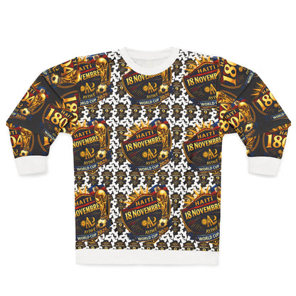 Ayiti18WC - 09Champion Unisex Sweatshirt (AOP) by AyiWe F&S - AyiWé Fashion & Style