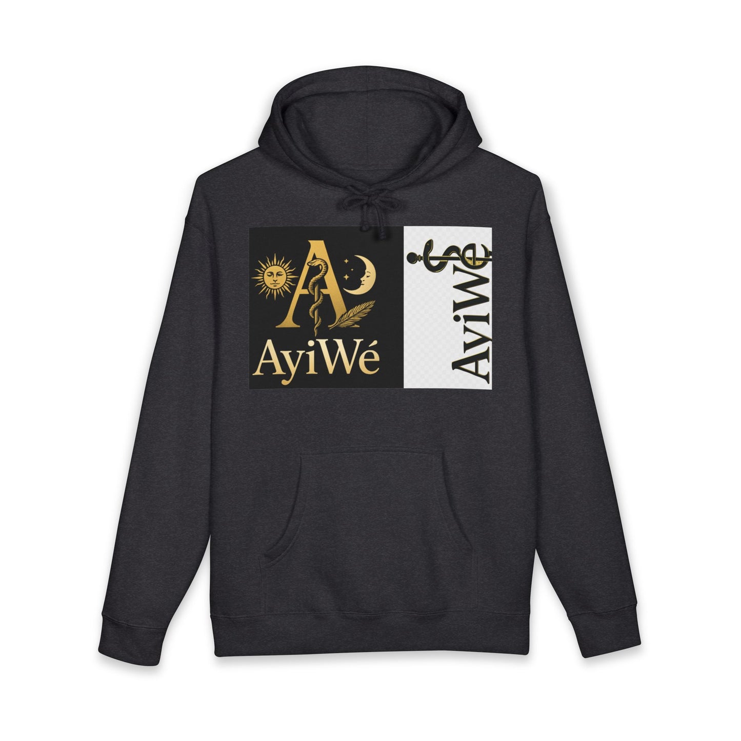 Daywood03-Ayi Unisex Heavyweight Hooded Sweatshirt. Powered by AyiWe F&S