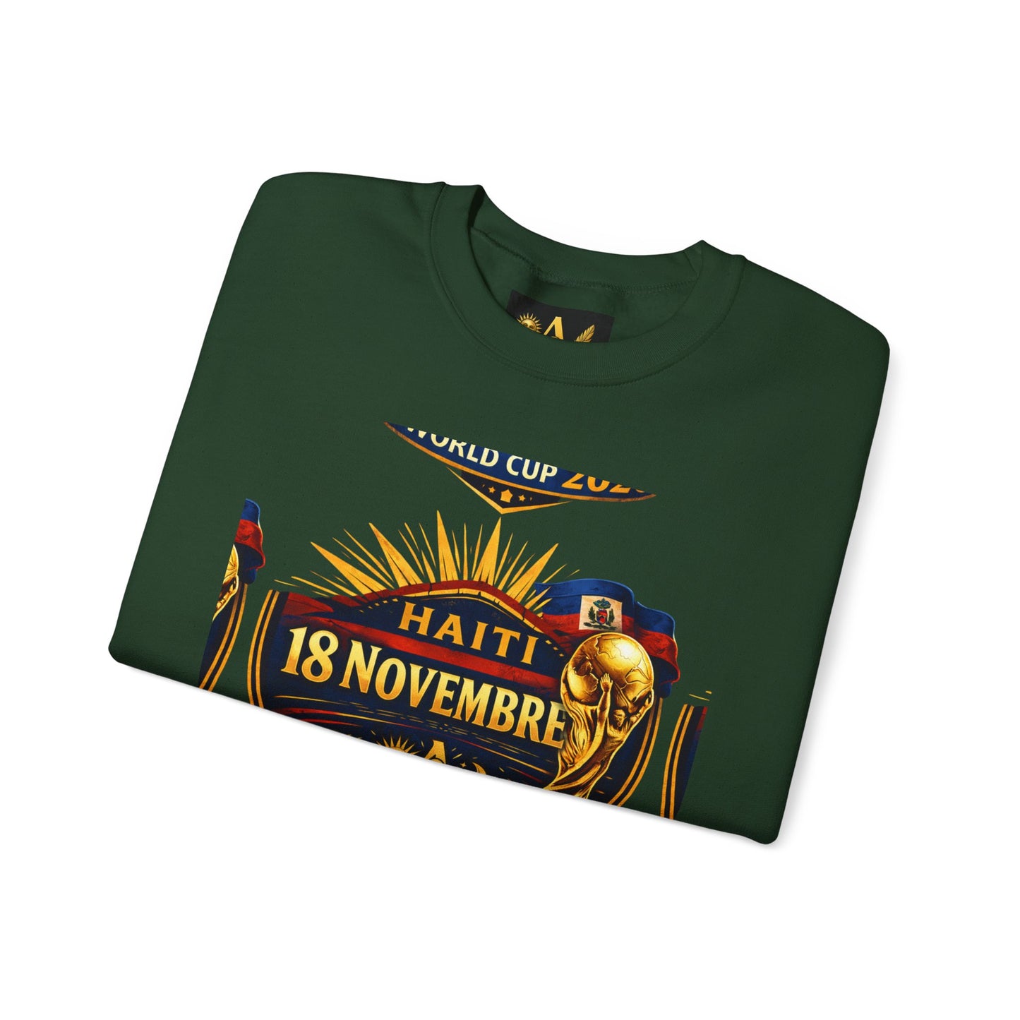 Ayiti18WC - Goal1 Unisex Heavy Blend™ Crewneck Sweatshirt by AyiWe F&S - AyiWé Fashion & Style
