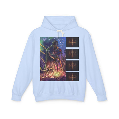 Ayi06 Unisex Lightweight Hooded Sweatshirt. Powered by AyiWe FS