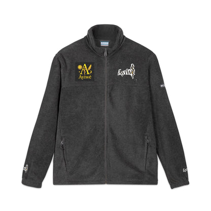 1A - AyiWé - Fibonacci8 Unisex Columbia Fleece Jacket (Embroidery) - AyiWé Fashion & Style