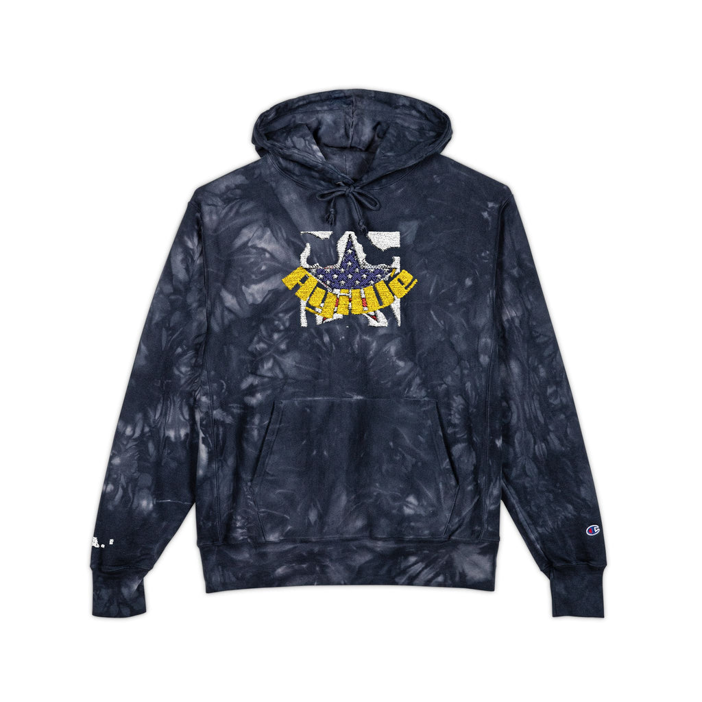 Unisex Champion Tie-Dye Hoodie (Embroidery)