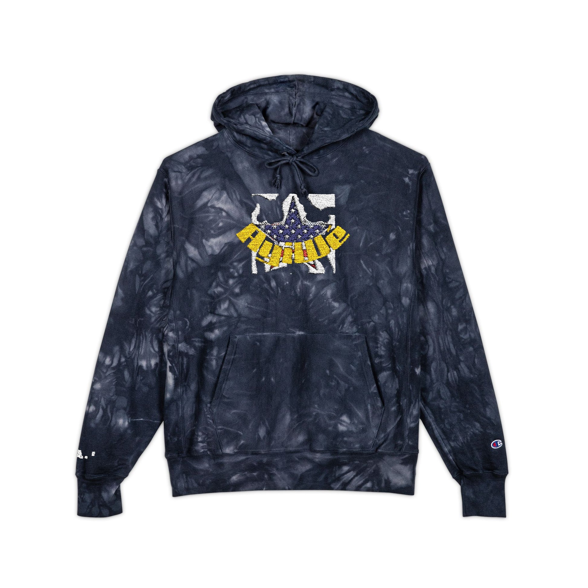 Unisex Champion Tie - Dye Hoodie (Embroidery) - AyiWé Fashion & Style