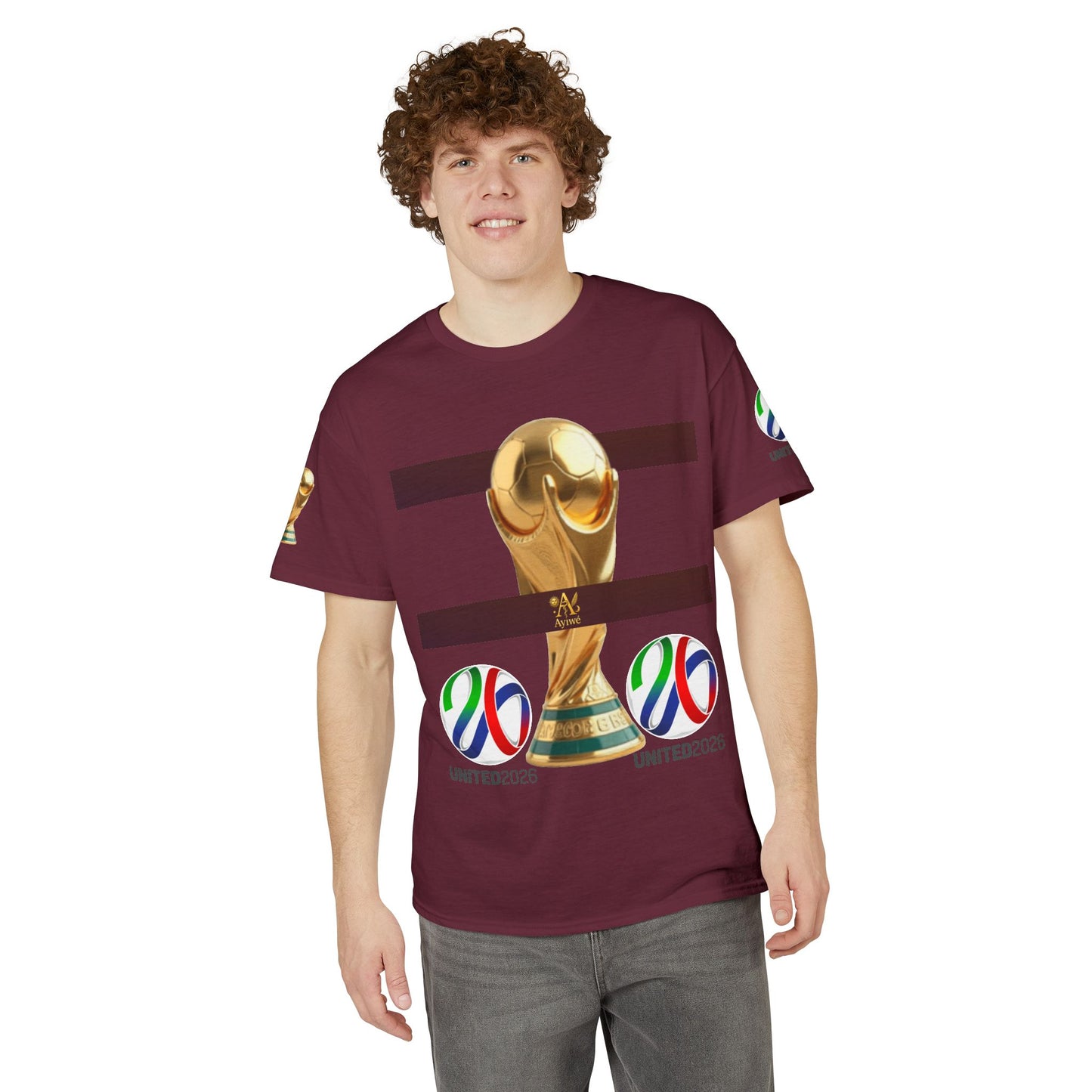 Unity03-Ayi Unisex DryBlend® T-Shirt. Powered by AyiWe F&S