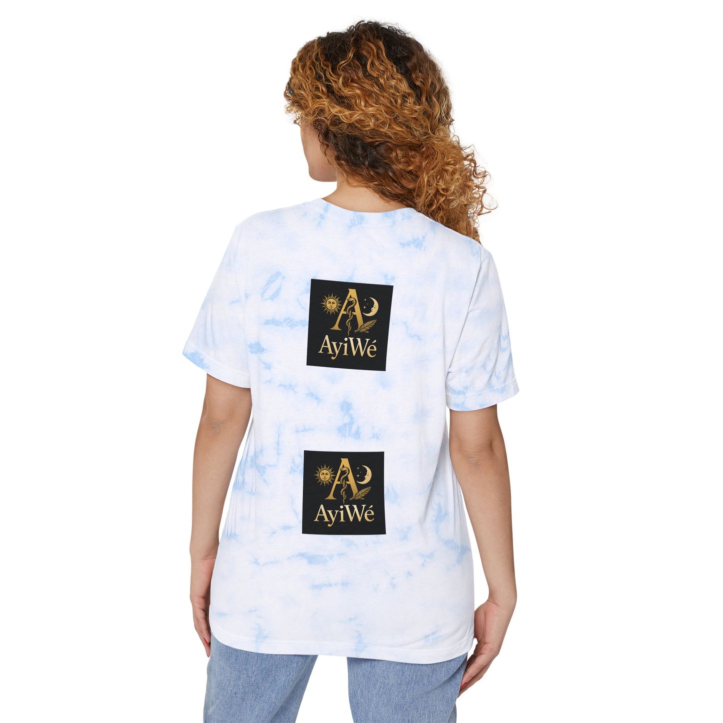 Gard01-Ayi Unisex FWD Fashion Tie-Dyed T-Shirt. Powered by AyiWe FS.