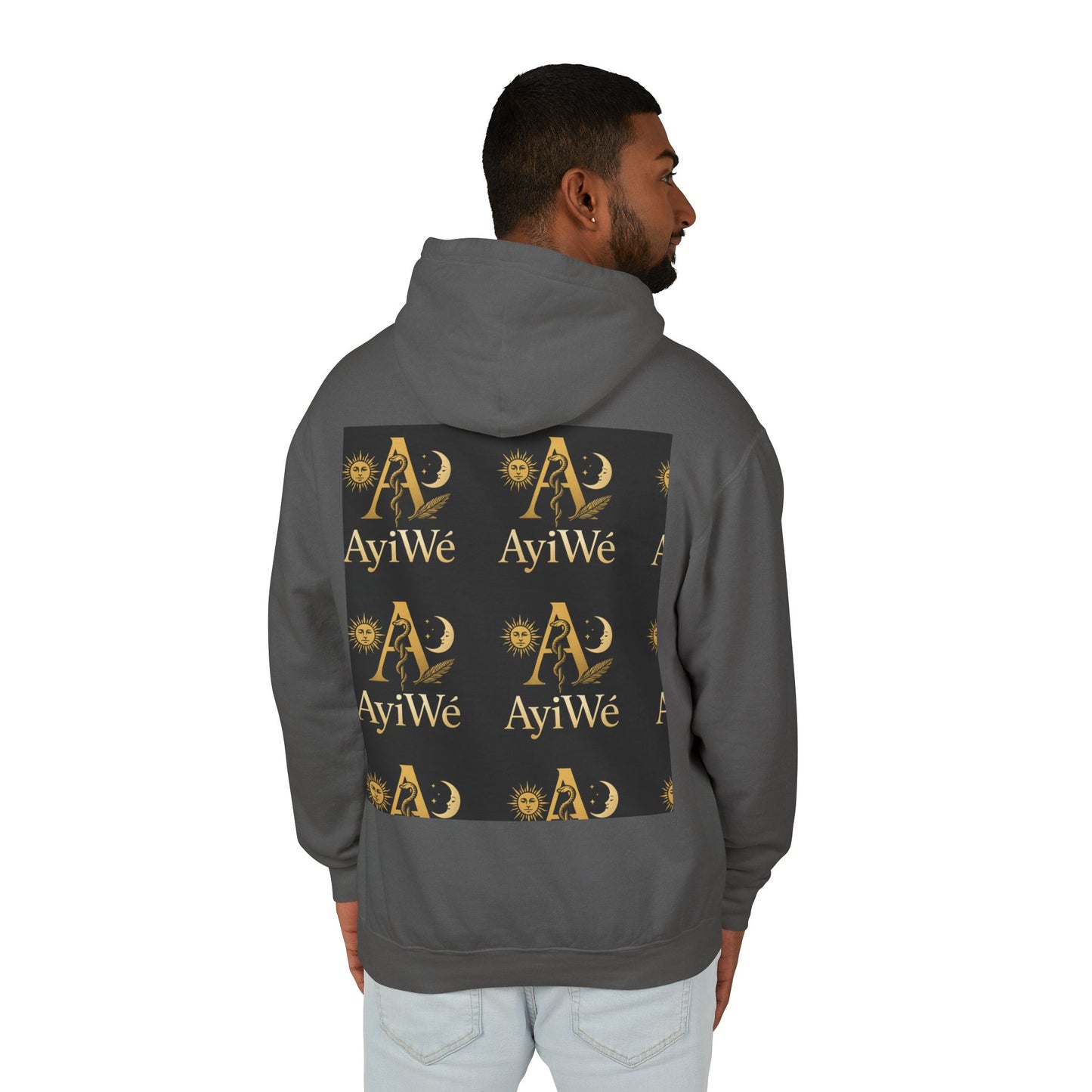 Ayi06 Unisex Lightweight Hooded Sweatshirt. Powered by AyiWe FS