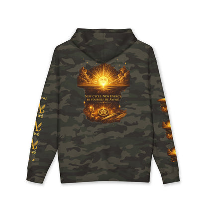 OneSun-Unisex Heavyweight Hooded Sweatshirt. Powered by AyiWe F&S