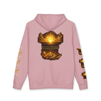 OneSun-Unisex Heavyweight Hooded Sweatshirt. Powered by AyiWe F&S