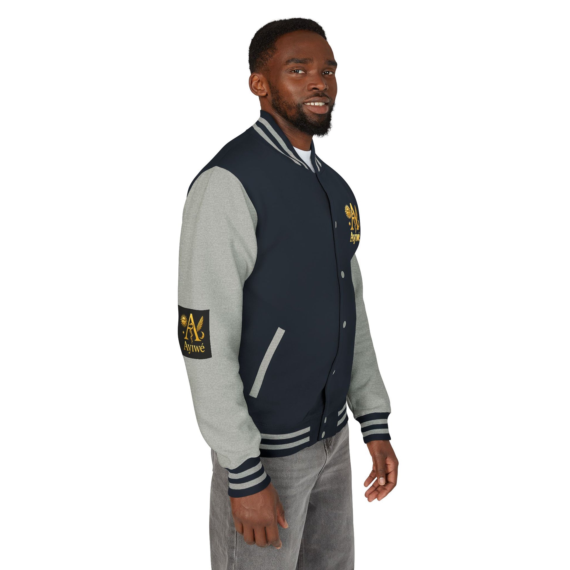 1 - A High DegreAyiWé Unisex Heavyweight Letterman Jacket - AyiWé Fashion & Style