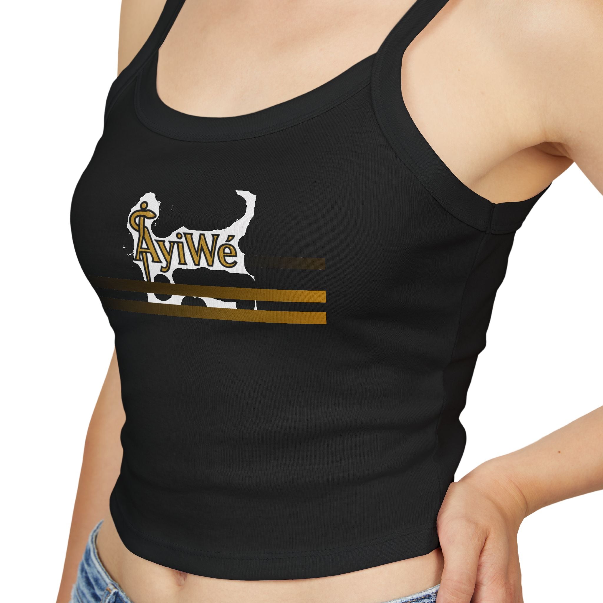 1-EztraLatina AyiWé Women's Spaghetti Strap Tank Top