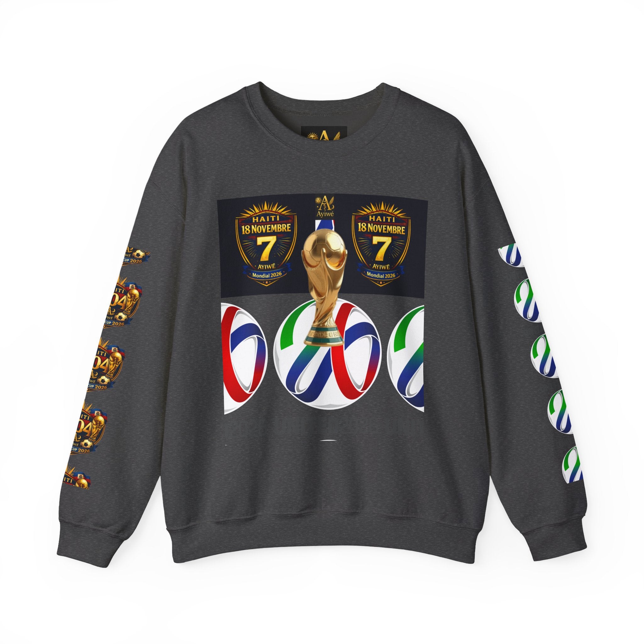 18WC2026 Yon-Nasyon1 Unisex Heavy Blend™ Crewneck Sweatshirt. Powered by AyiWe F&S