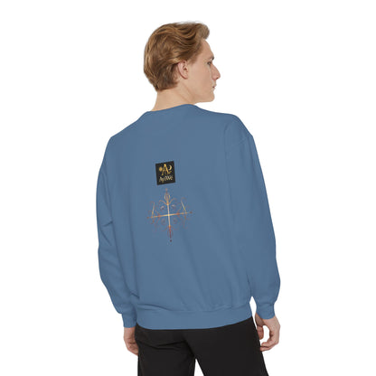 4K-Ayi Unisex Garment-Dyed Sweatshirt. Powered by AyiWe FS