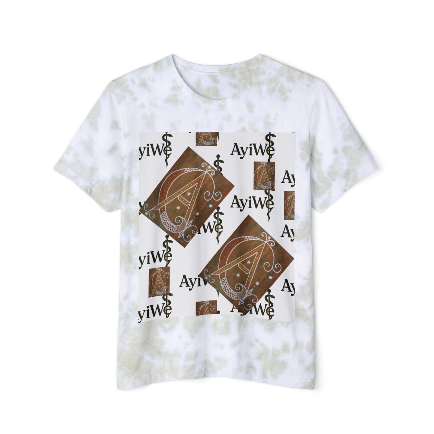 Gard01-Ayi Unisex FWD Fashion Tie-Dyed T-Shirt. Powered by AyiWe FS.
