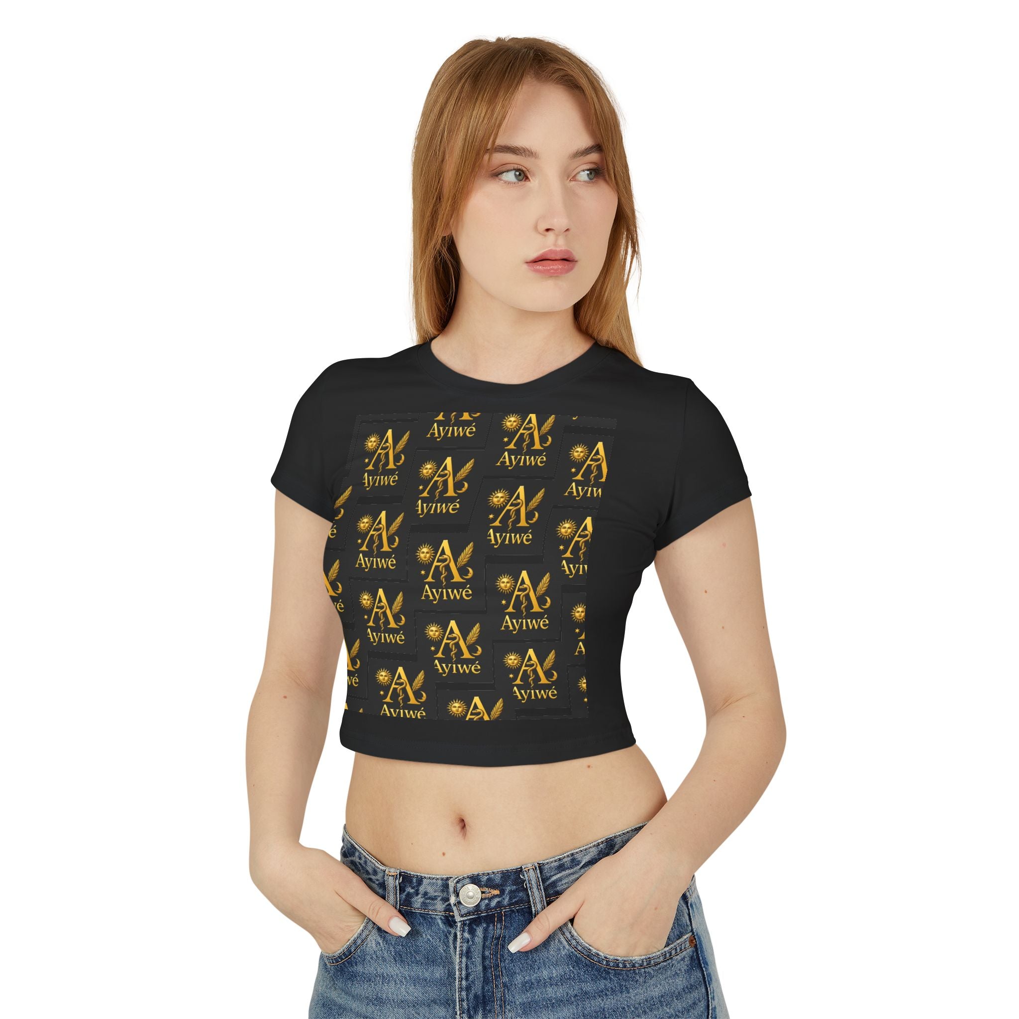 AA3-Ladylatina-Ayiwé Women's Baby Tee