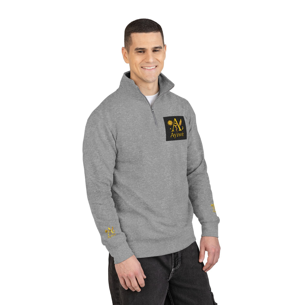 A1-BL12-AyiWé Lifestyle Unisex Fleece Pullover (Embroidery)