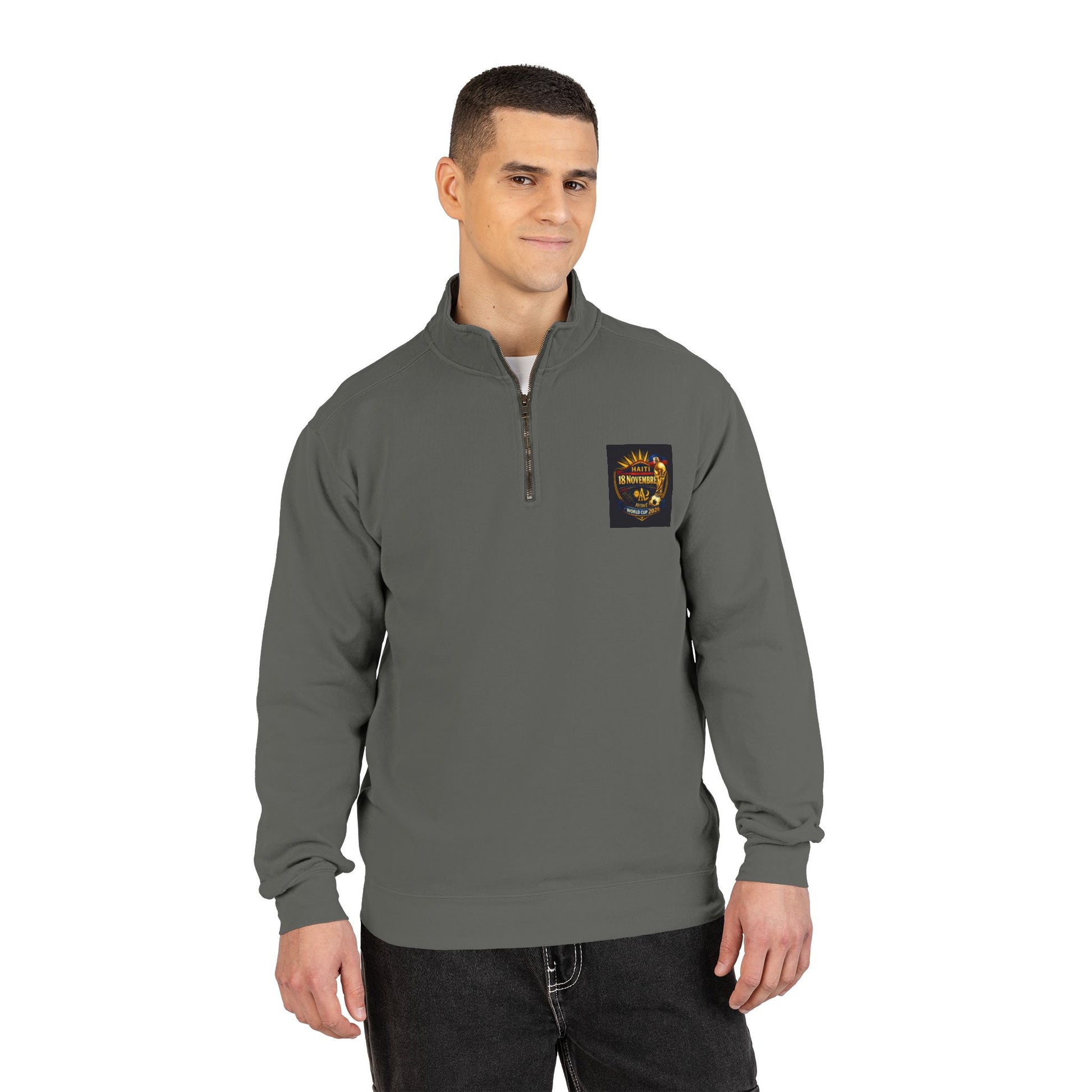 Ht - 18N. 2026 WC Unisex Adult Quarter - Zip Sweatshirt by AyiWe F&S - AyiWé Fashion & Style