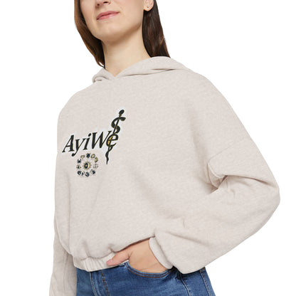 A - Lady1 - AyiWé Women's Cinched Bottom Hoodie - AyiWé Fashion & Style