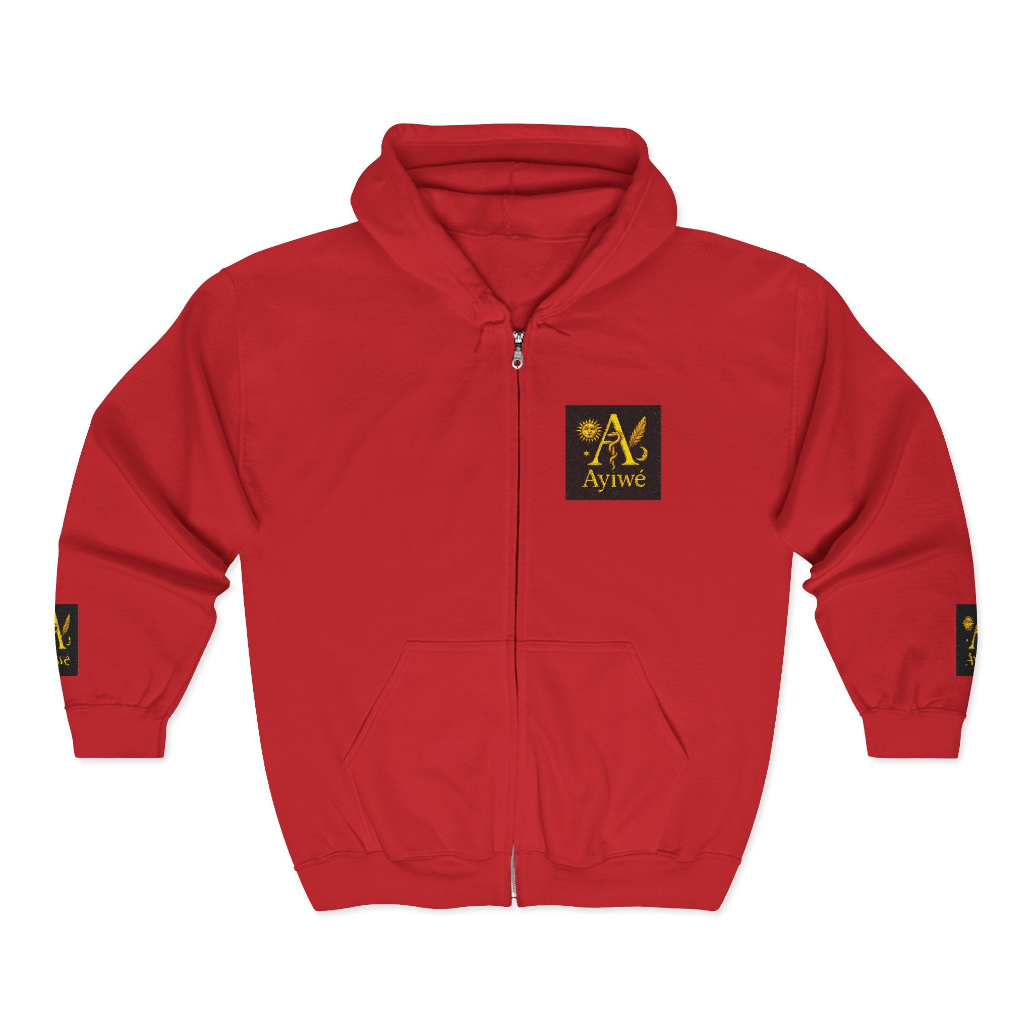 AyiWé-Pure1 Unisex Heavy Blend™ Full Zip Hooded Sweatshirt