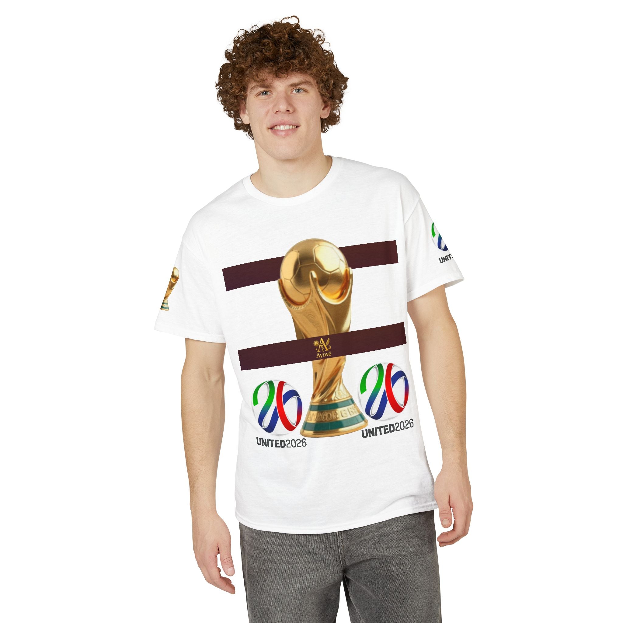 Unity03-Ayi Unisex DryBlend® T-Shirt. Powered by AyiWe F&S