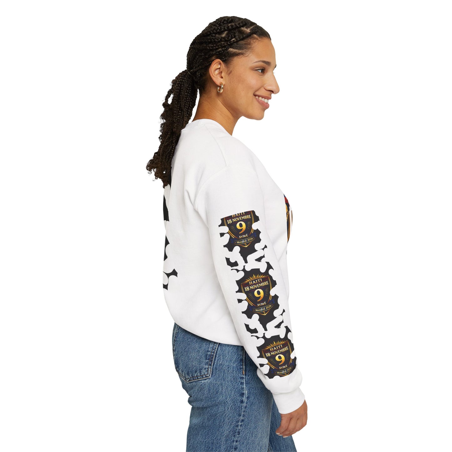 Ayiti18WC - Goal1 Unisex Heavy Blend™ Crewneck Sweatshirt by AyiWe F&S - AyiWé Fashion & Style