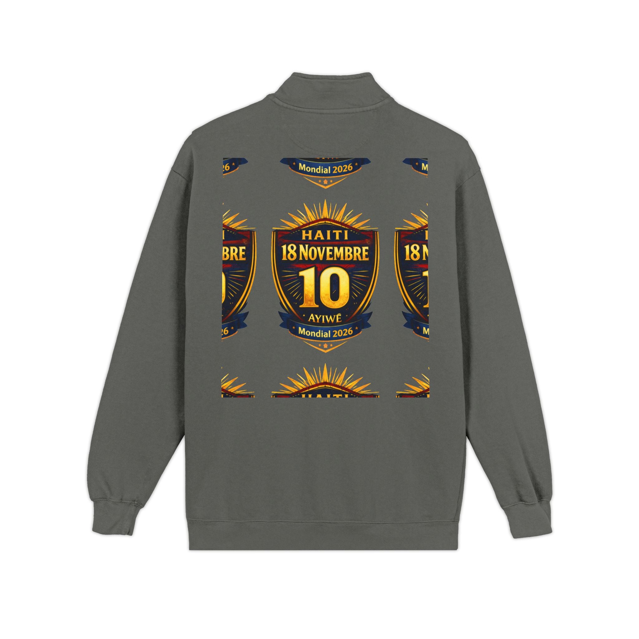 Ht - 18N. 2026 WC Unisex Adult Quarter - Zip Sweatshirt by AyiWe F&S - AyiWé Fashion & Style