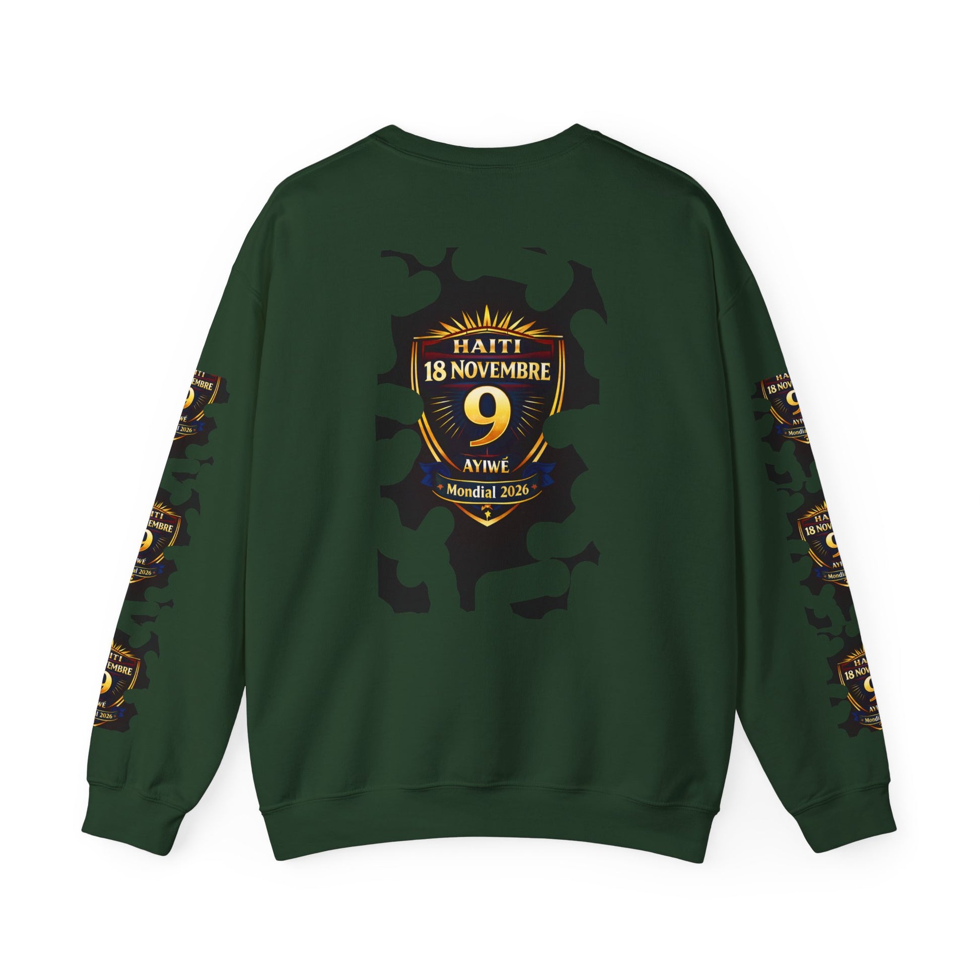 Ayiti18WC - Goal1 Unisex Heavy Blend™ Crewneck Sweatshirt by AyiWe F&S - AyiWé Fashion & Style