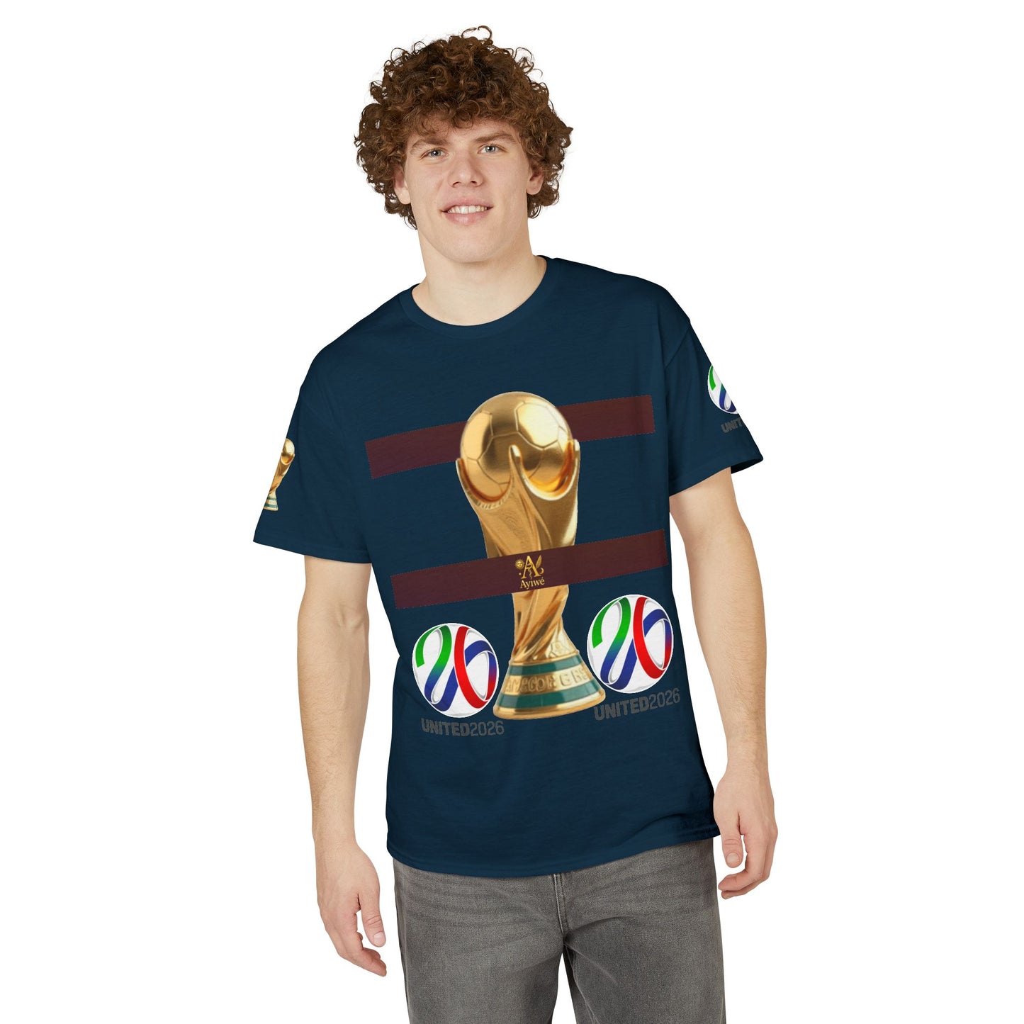 Unity03-Ayi Unisex DryBlend® T-Shirt. Powered by AyiWe F&S