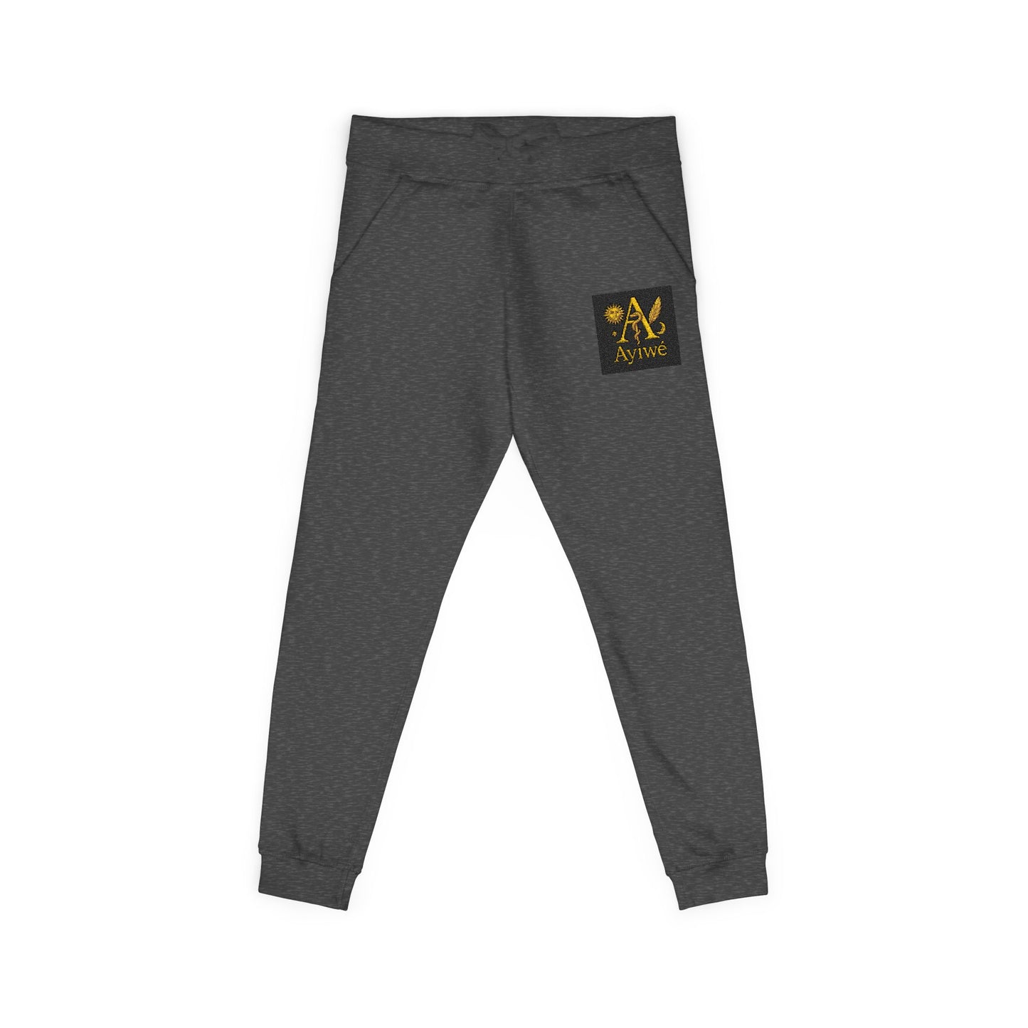 B - One AyiWé Unisex Fleece Sweatpants (Embroidery) - AyiWé Fashion & Style