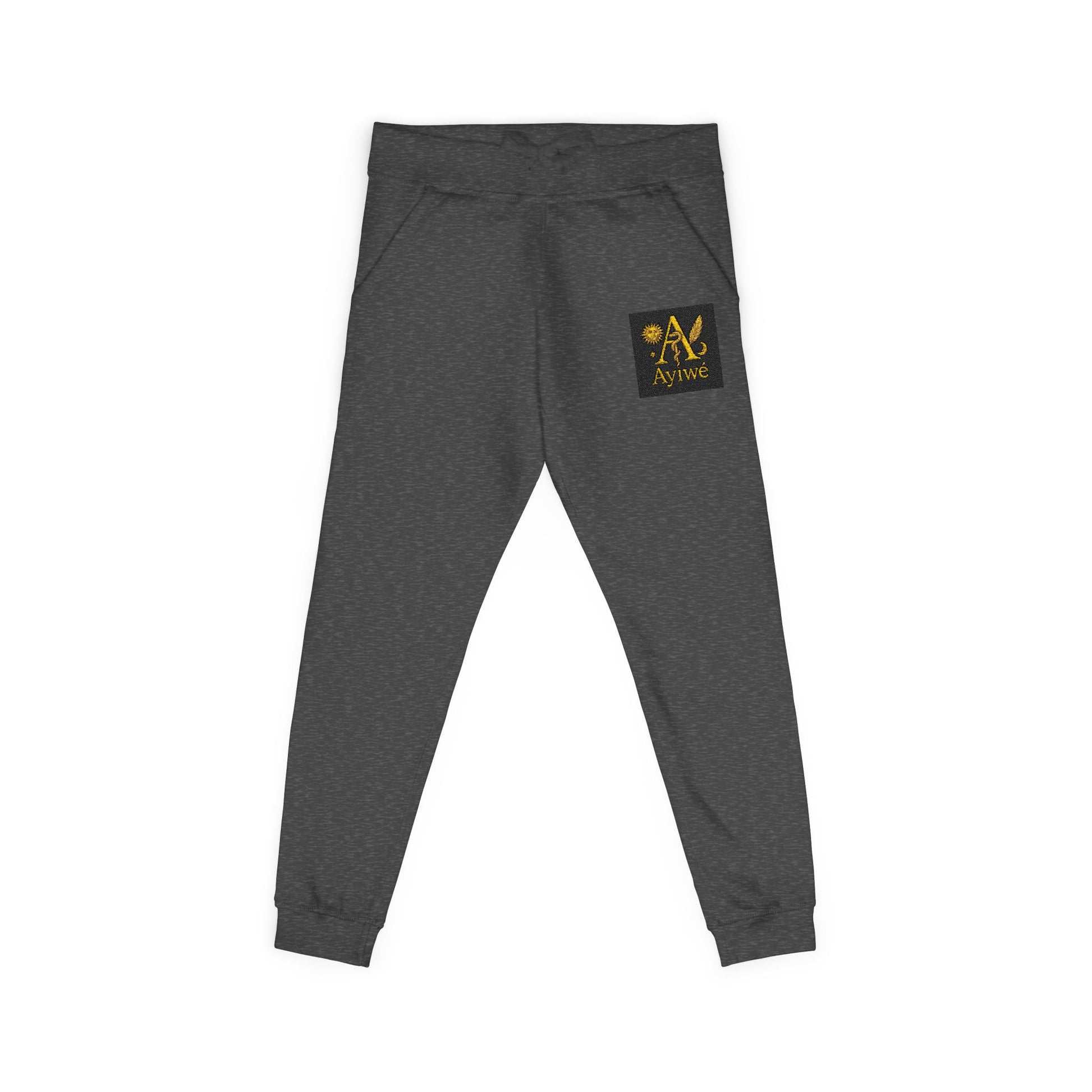 B - One AyiWé Unisex Fleece Sweatpants (Embroidery) - AyiWé Fashion & Style