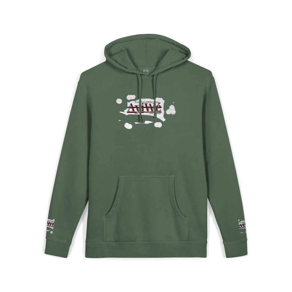 AyiWe A1 Unisex Pigment-Dyed Hoodie (Embroidery)