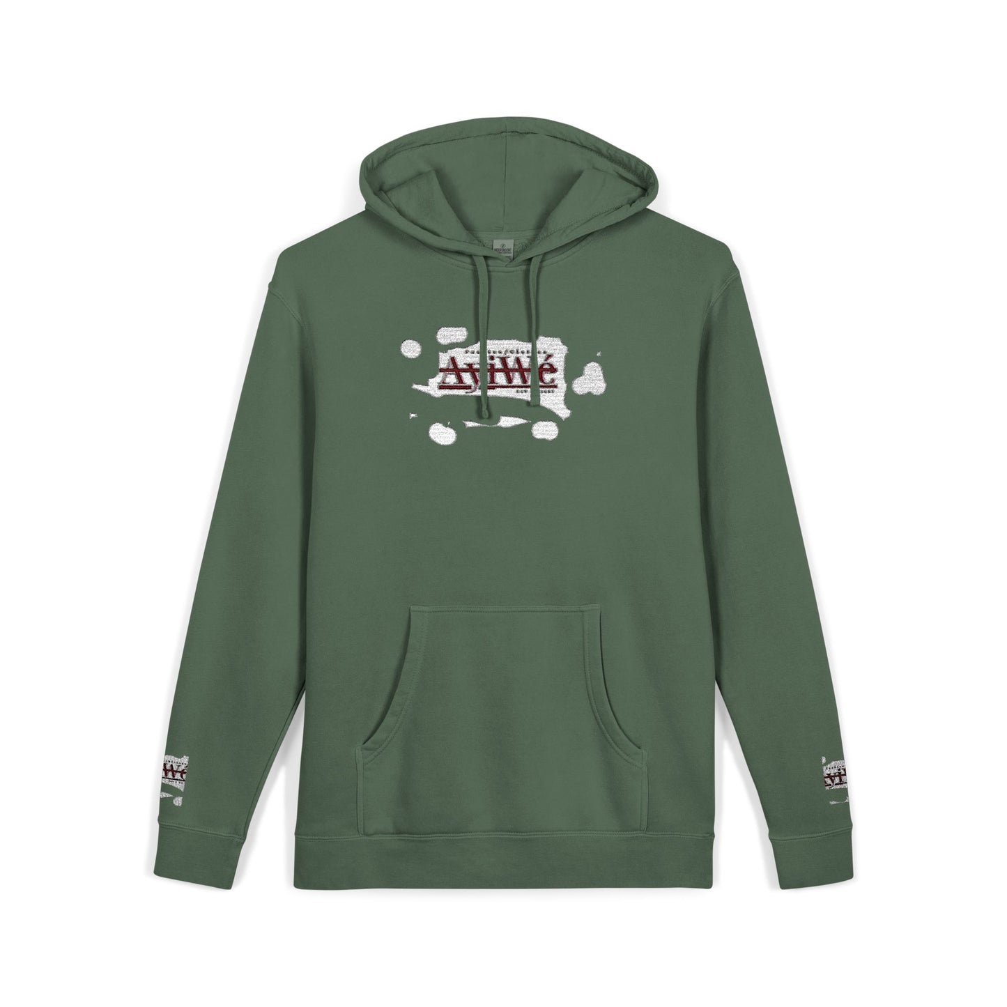AyiWe A1 Unisex Pigment - Dyed Hoodie (Embroidery) - AyiWé Fashion & Style