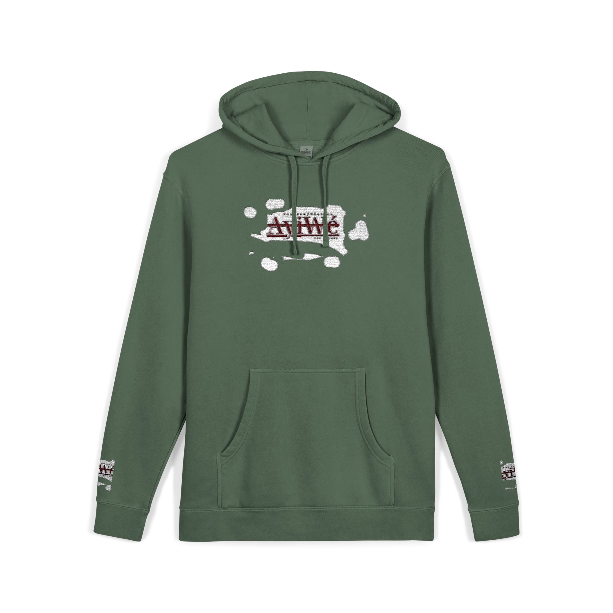 AyiWe A1 Unisex Pigment-Dyed Hoodie (Embroidery)