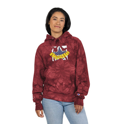 Unisex Champion Tie - Dye Hoodie (Embroidery) - AyiWé Fashion & Style