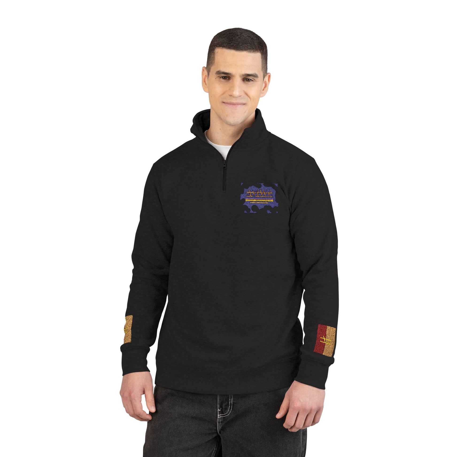 Unisex Fleece Pullover (Embroidery) - AyiWé Fashion & Style
