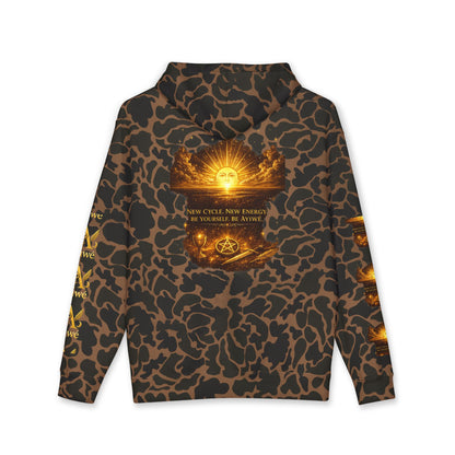 OneSun-Unisex Heavyweight Hooded Sweatshirt. Powered by AyiWe F&S