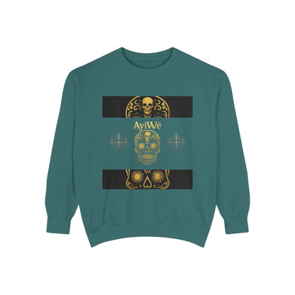 4K-Ayi Unisex Garment-Dyed Sweatshirt. Powered by AyiWe FS