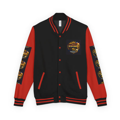Haiti - Mondial2026 Unisex Heavyweight Letterman Jacket by AyiWe F&S - AyiWé Fashion & Style