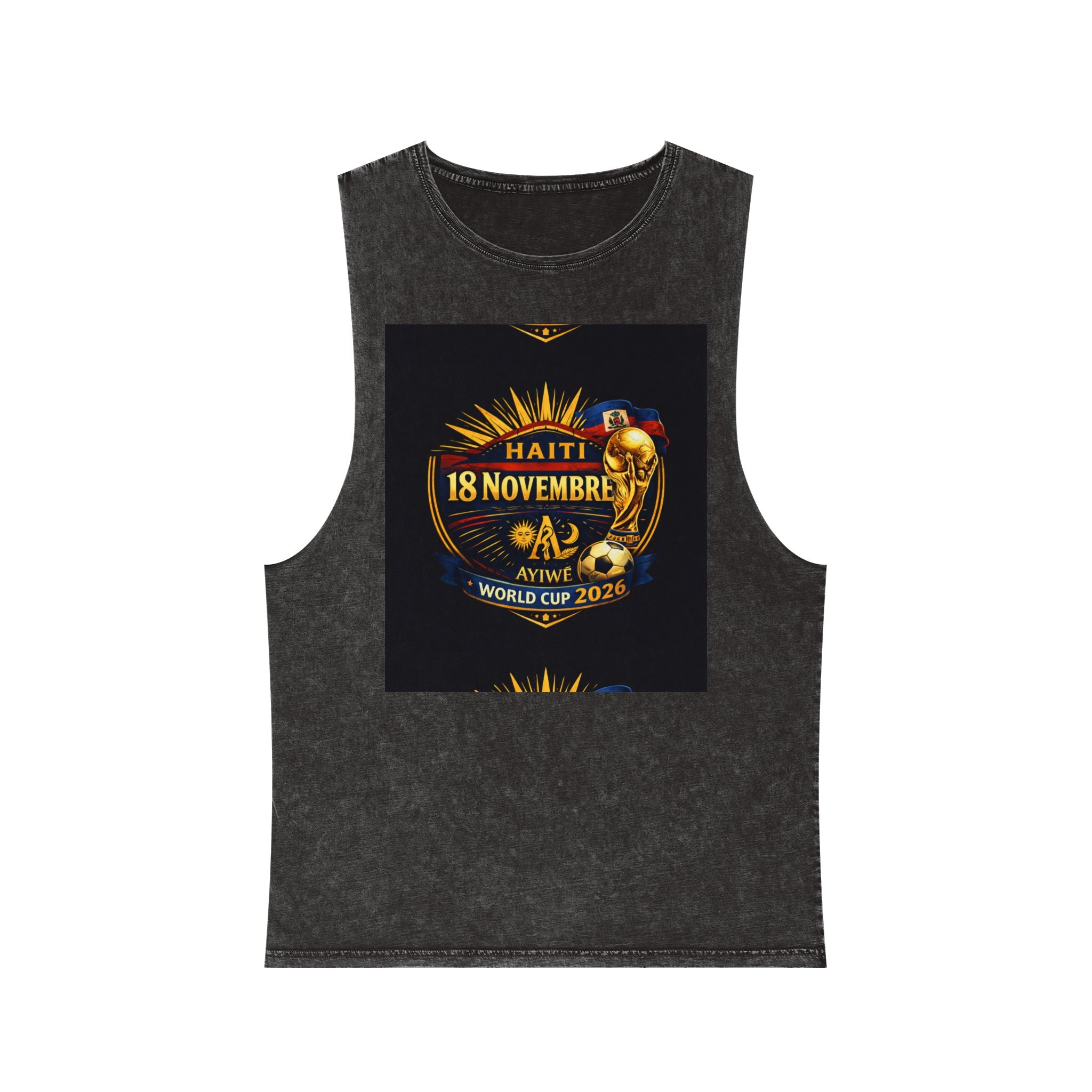 Ht - 07 world cup 2026 Unisex Stonewash Tank Top by AyiWe F&S - AyiWé Fashion & Style
