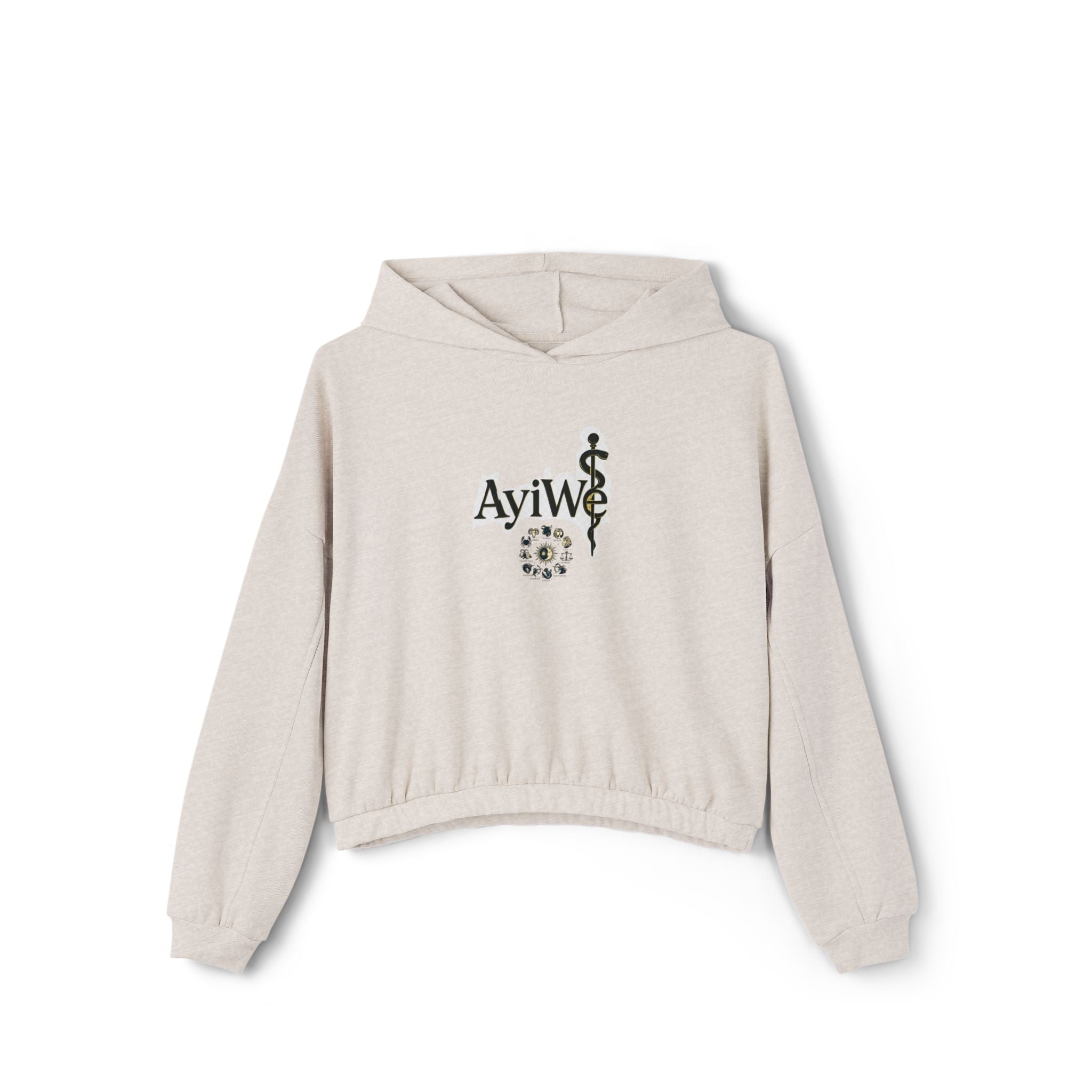 A-Lady1-AyiWé Women's Cinched Bottom Hoodie