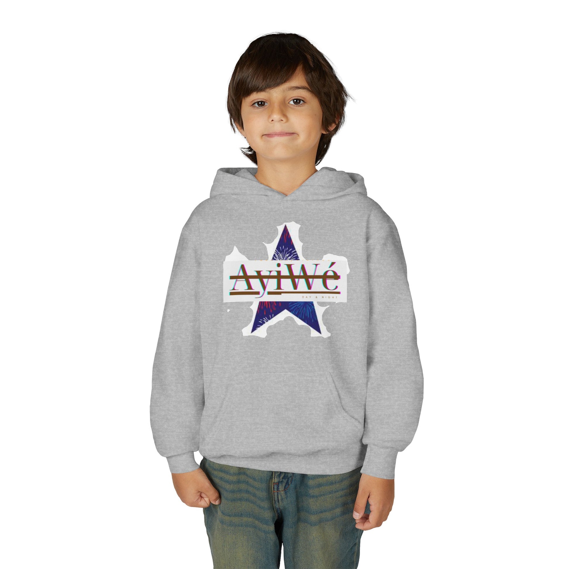 AyiWé Young - 1 Youth Heavy Blend Hooded Sweatshirt - AyiWé Fashion & Style
