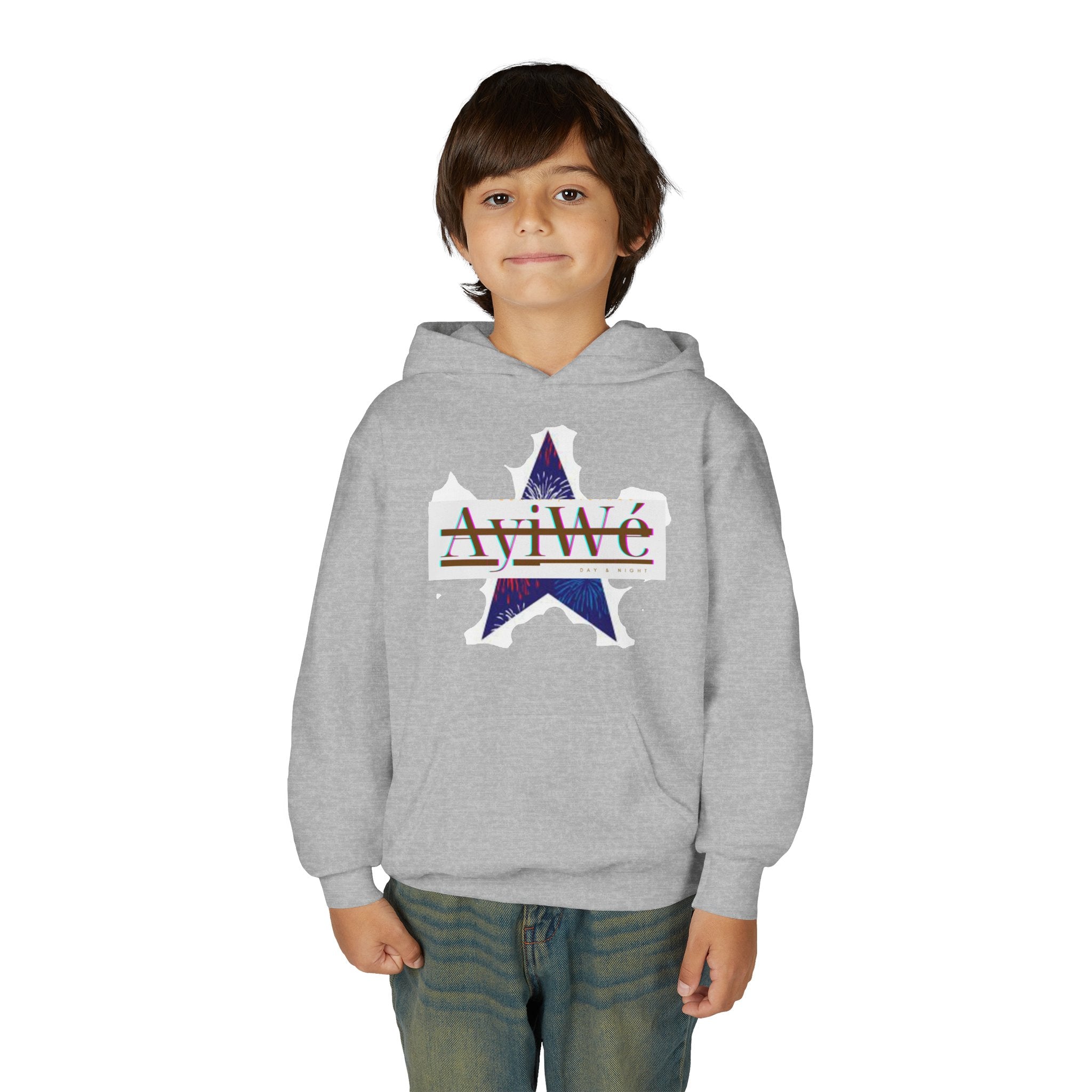 AyiWé Young-1 Youth Heavy Blend Hooded Sweatshirt