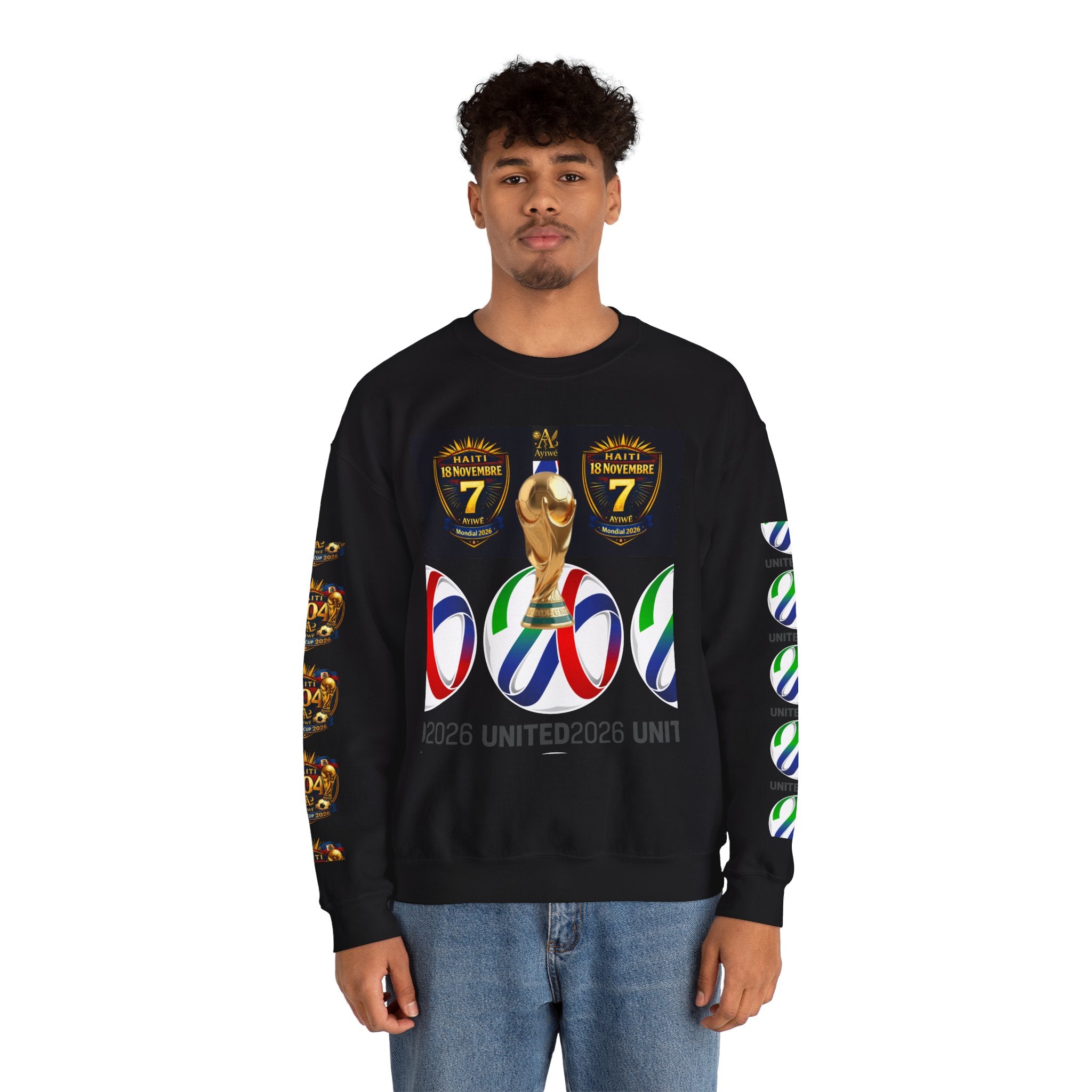 18WC2026 Yon-Nasyon1 Unisex Heavy Blend™ Crewneck Sweatshirt. Powered by AyiWe F&S
