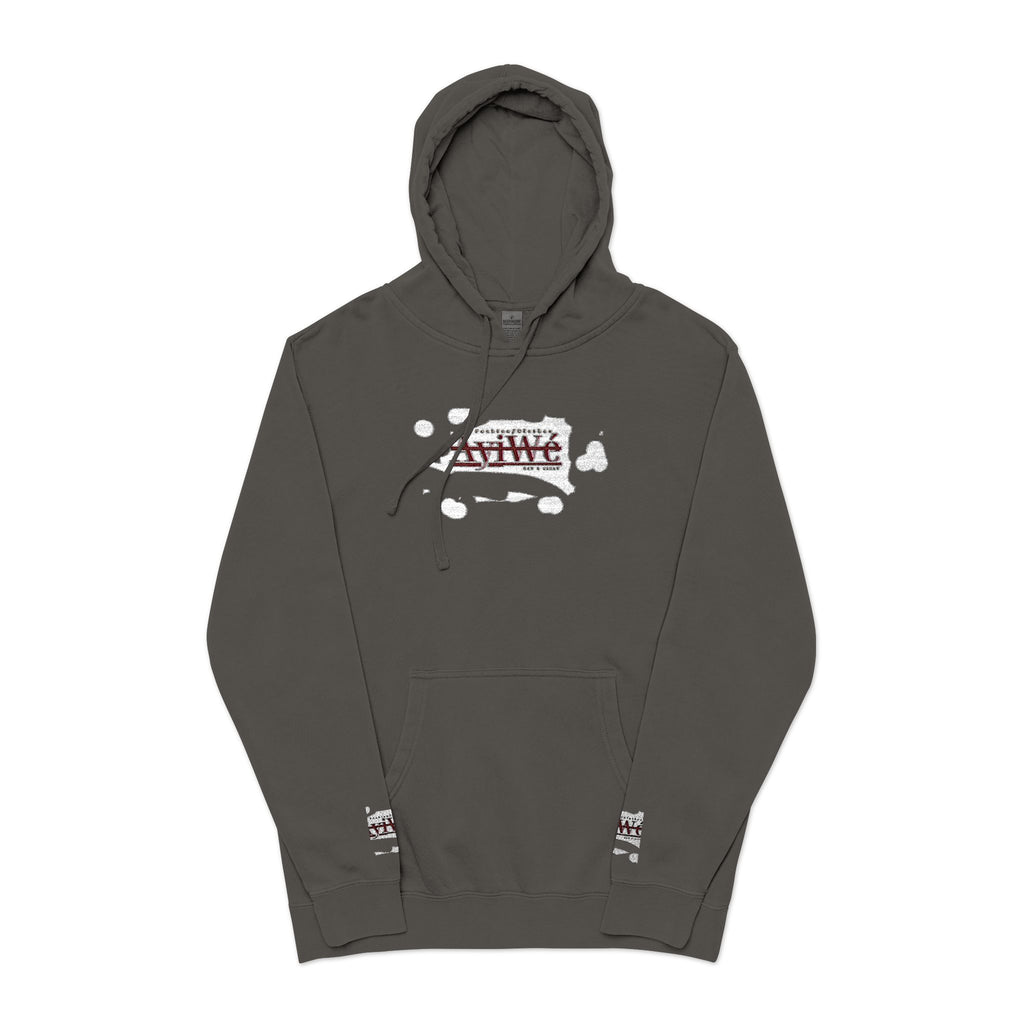 AyiWe A1 Unisex Pigment-Dyed Hoodie (Embroidery)