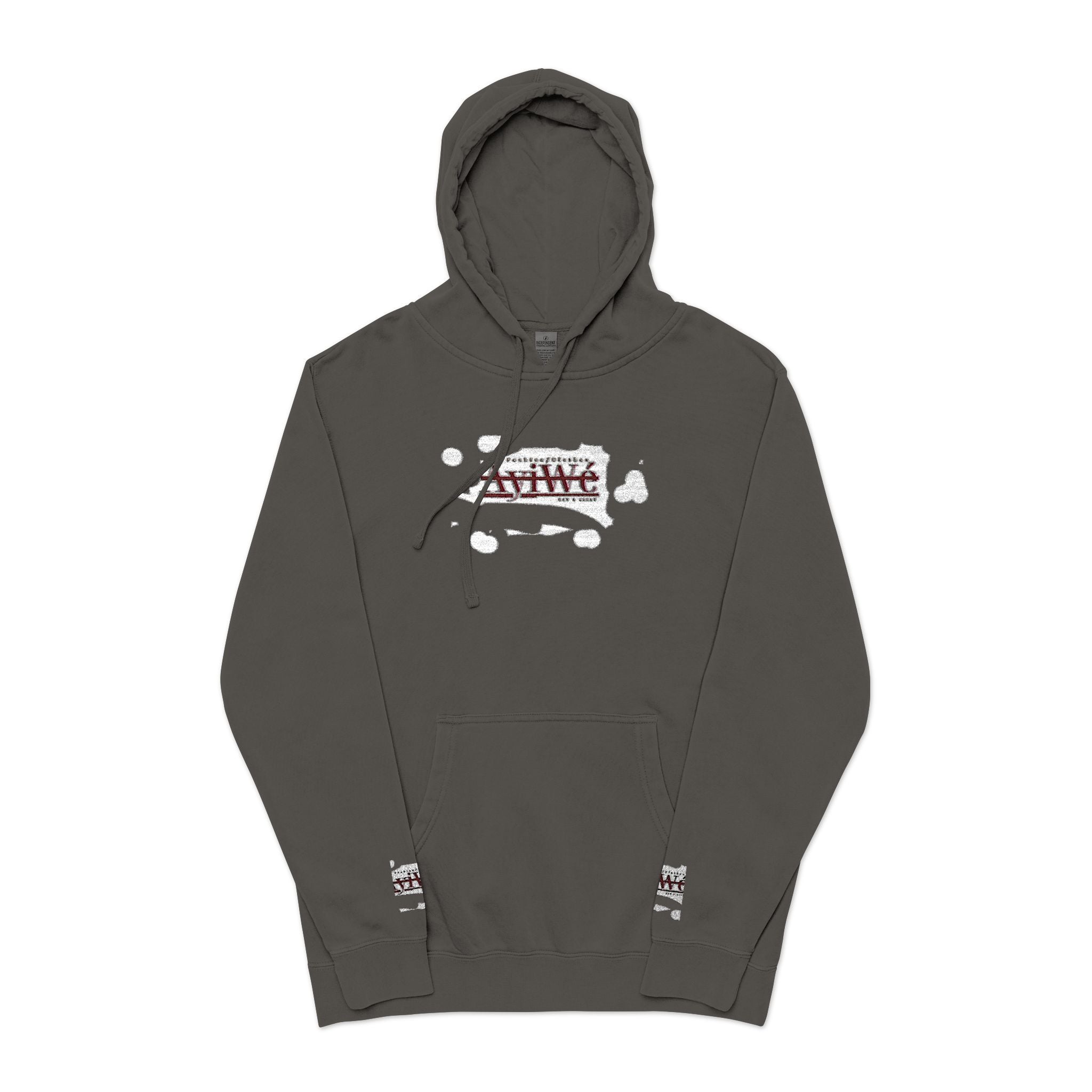 AyiWe A1 Unisex Pigment-Dyed Hoodie (Embroidery)