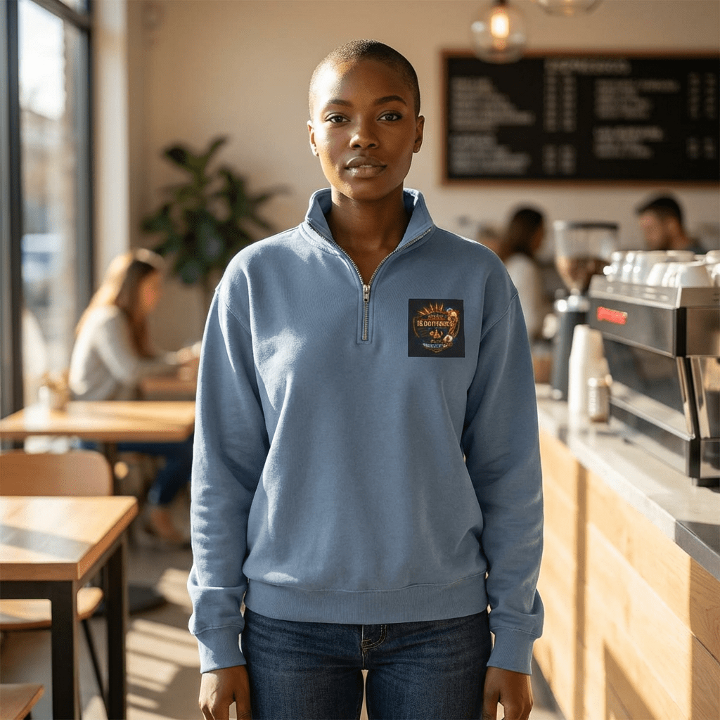 Ht - 18N. 2026 WC Unisex Adult Quarter - Zip Sweatshirt by AyiWe F&S - AyiWé Fashion & Style