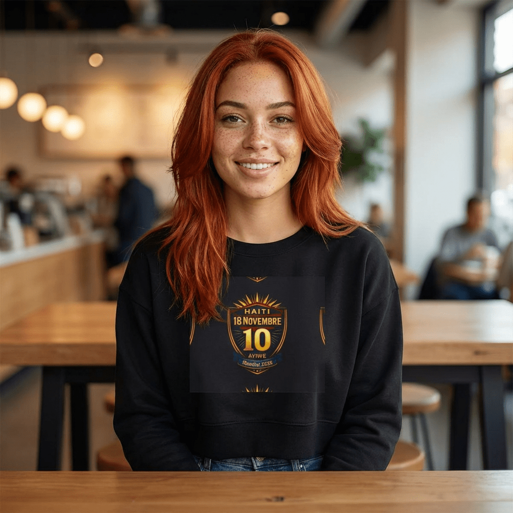 Ht1 - world Cup 2026 Women's Cropped Sweatshirt by AyiWe F&S - AyiWé Fashion & Style