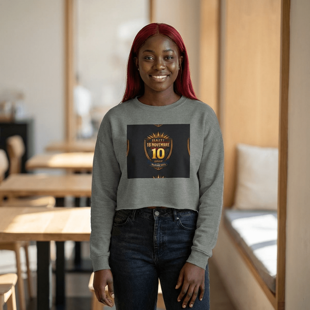 Ht1 - world Cup 2026 Women's Cropped Sweatshirt by AyiWe F&S - AyiWé Fashion & Style