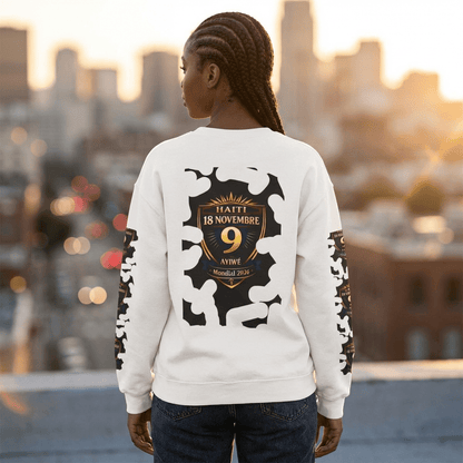 Ayiti18WC - Goal1 Unisex Heavy Blend™ Crewneck Sweatshirt by AyiWe F&S - AyiWé Fashion & Style