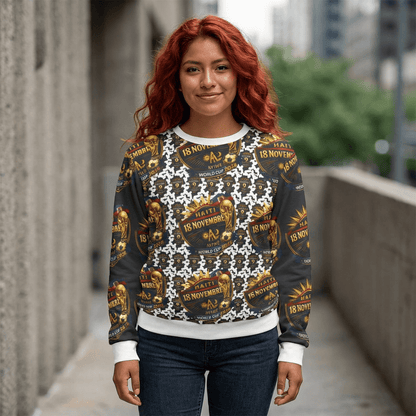 Ayiti18WC - 09Champion Unisex Sweatshirt (AOP) by AyiWe F&S - AyiWé Fashion & Style