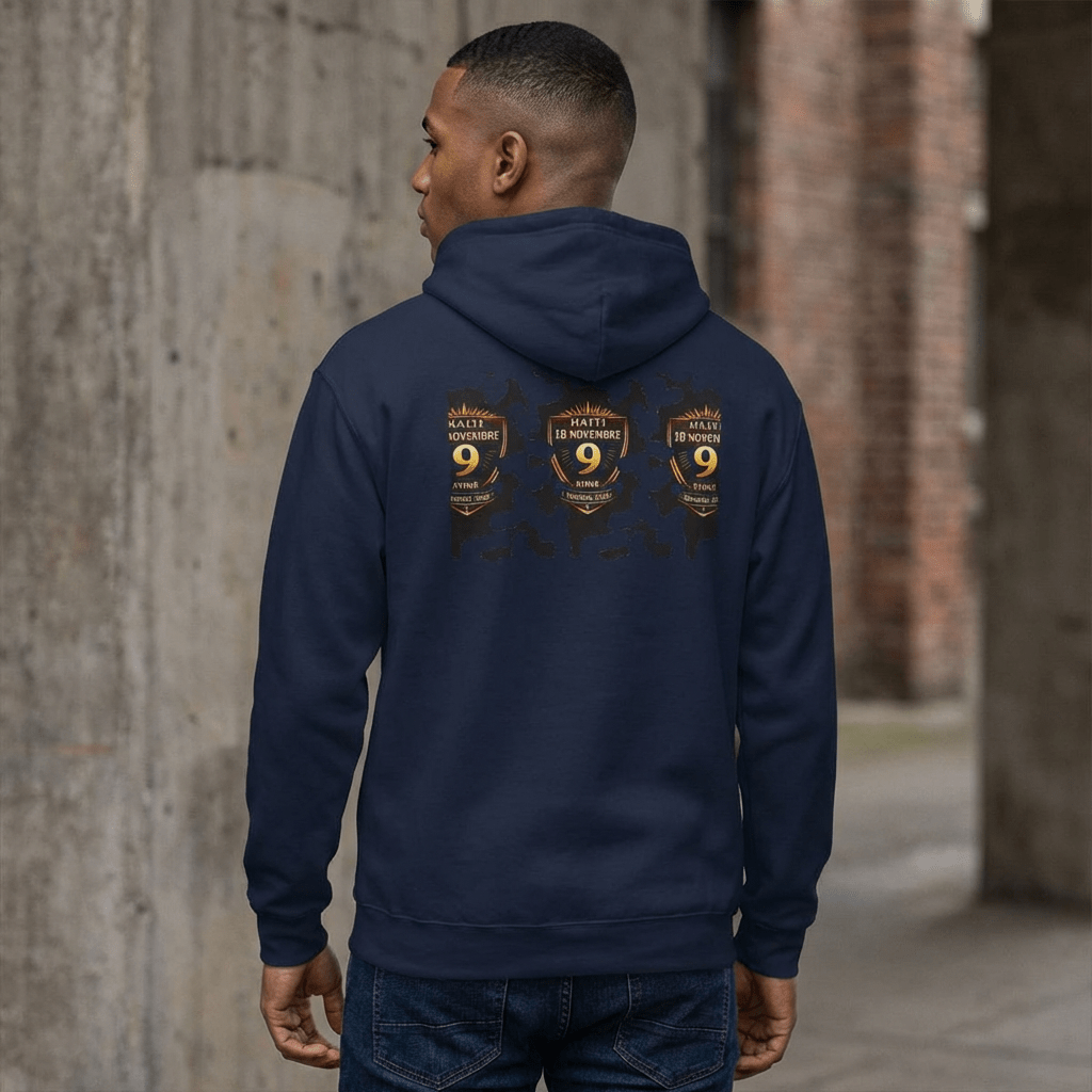 Ayiti18WC - 09G Unisex Heavy Blend™ Full Zip Hooded Sweatshirt by AyiWe F&S - AyiWé Fashion & Style